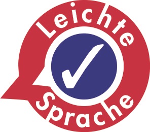 Logo: „Leichte Sprache“.