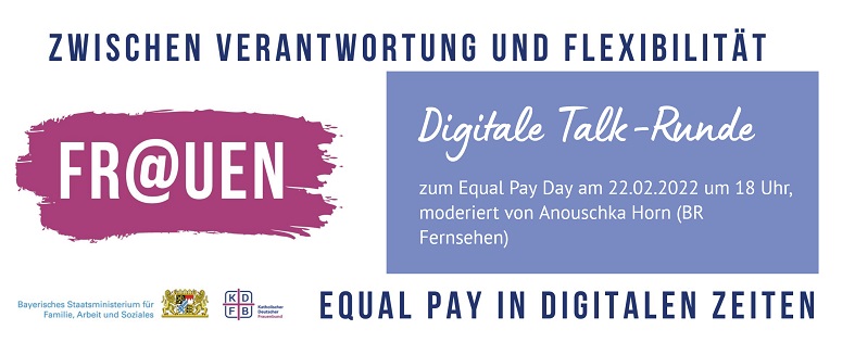 Keyvisua Online-Talk Equal Pay Day