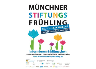 Plakat zum Münchner Stiftungsfrühling