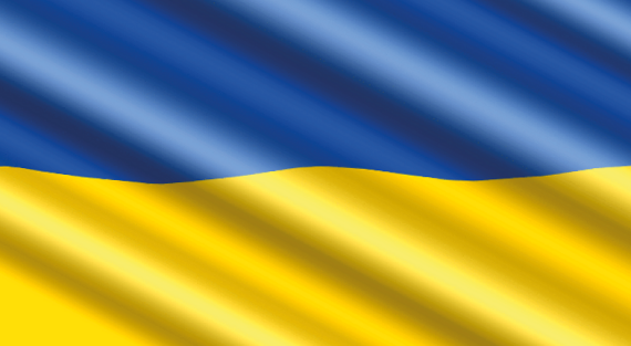 Grafik: Ausschnitt Ukrainische Flagge