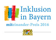 Logo: Inklusion in Bayern – Miteinander Preis 2016