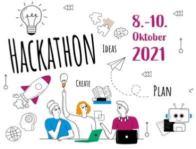 Illustration Hackathon 8.-10. Oktober 2021
