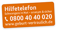 Logo: Hilfetelefon Schwangere in Not