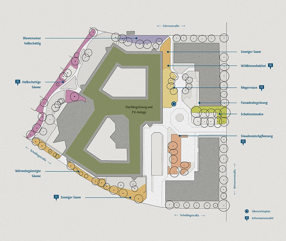 Schautafel zu Maßnahmen Biodiversität