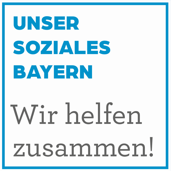 zur Webseite - Unser Soziales Bayern - Wir helfen zusammen!